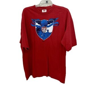 Nike Team USA Soccer T-shirt In Red. Size XL. Vintage US National Team Rare EUC